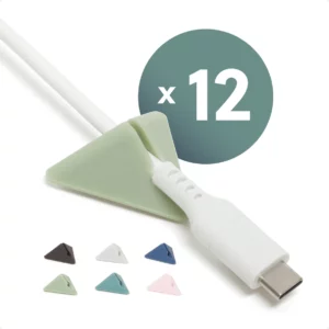 U Brands Tetra Grip - Cable Clips, 12 CT